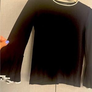 HallHuber Knit ( High-end )with Pleated Bell Sleeves - Classy Look